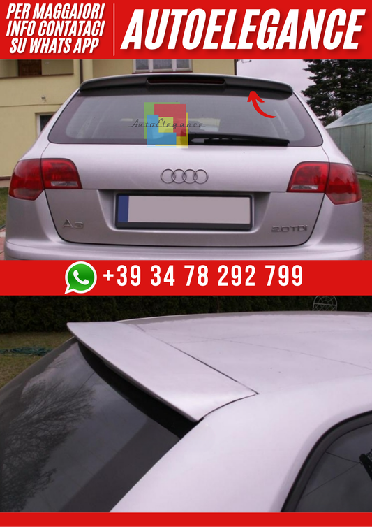 ❤️Spoiler Tetto Compatibile con Audi A3 8PA Sportback 2005–2012 – Look S-Line❤️