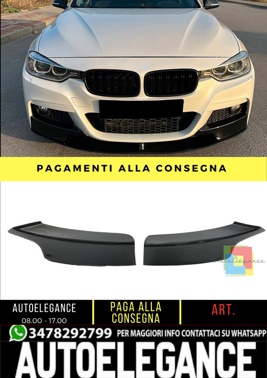 🔥 Spoiler Anteriore adatto per BMW Serie 3 F30 Pacchetto M dal 2012 al 2019 🔥