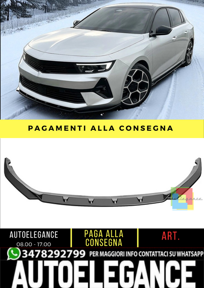 🔥 Spoiler Anteriore adatto per OPEL Astra L dal 2020 🔥