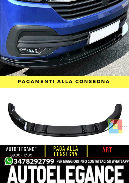 🔥 Spoiler Anteriore adatto per VW Transporter T6 1 dal 2019 al 2024 🔥
