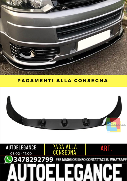 🔥 Spoiler Anteriore adatto per VW Transporter T5 1 Sportline dal 2010-2015 🔥