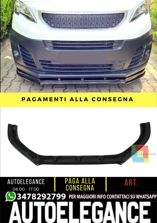 🔥 Spoiler Anteriore adatto per PEUGEOT Expert dal 2016 🔥