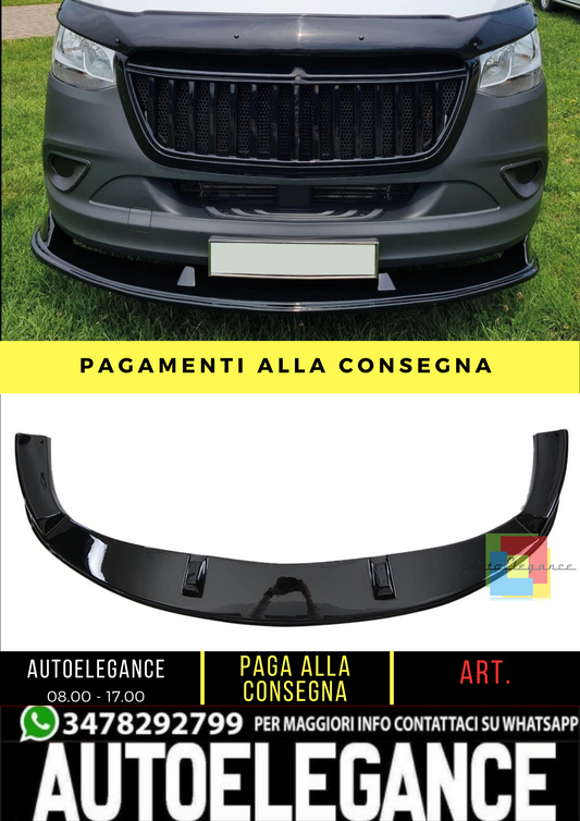 🔥 Spoiler Anteriore adatto per MERCEDES Sprinter W907 dal 2018 🔥