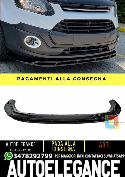 🔥 Spoiler Anteriore adatto per FORD Transit Custom dal 2012 al 2018 🔥