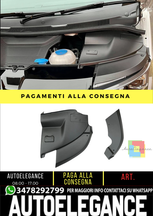 🔥 Coperchio batteria adatto per VW Transporter T5 1 2010 al 2015 2pezzi 🔥