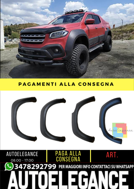 🔥 Protezioni parafango adatto per MERCEDES Classe X dal 2017 🔥