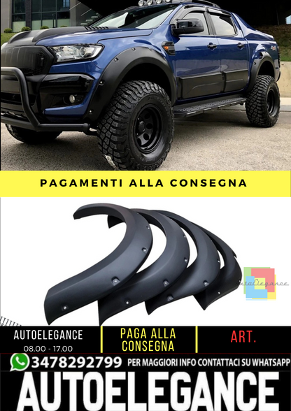 🔥 Protezione parafango adatto per FORD Ranger T6 T7 T8 dal 2012 al 2022 🔥