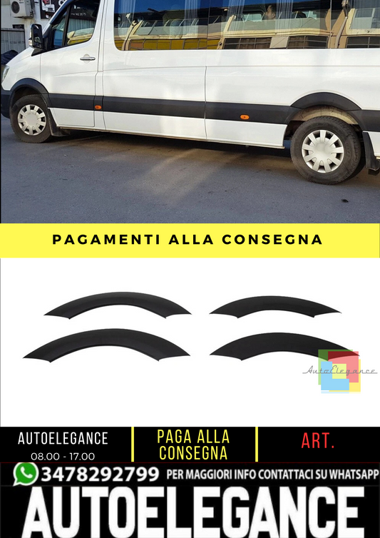 🔥 Protezione passaruota adatto per MERCEDES Sprinter dal 2014 al 2018 🔥