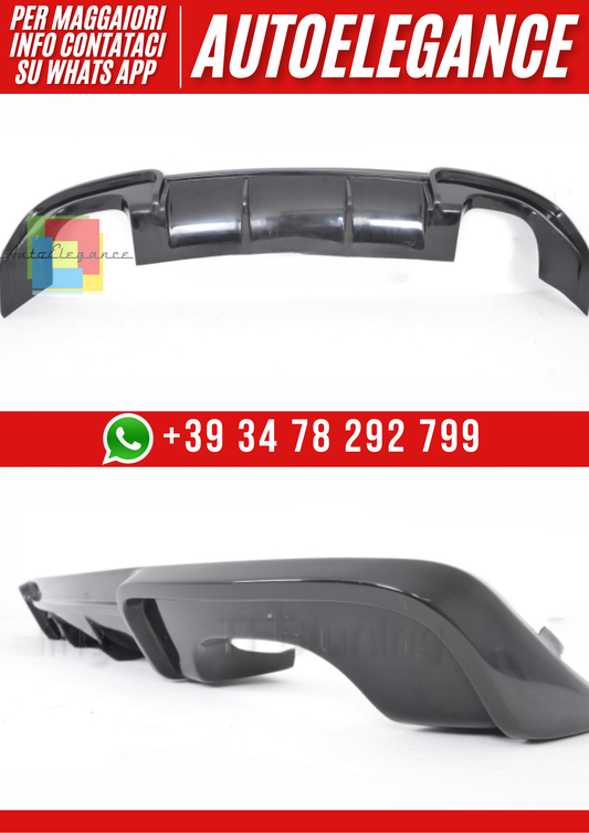 ❤️Diffusore Posteriore RS3 Look per Audi A3 8V 3/5 Porte 2013–2016 ver2❤️