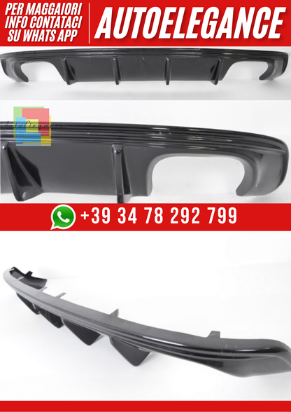 ❤️Diffusore Posteriore RS3 Look per Audi A3 8V 3/5 Porte 2013–2016 ver1❤️