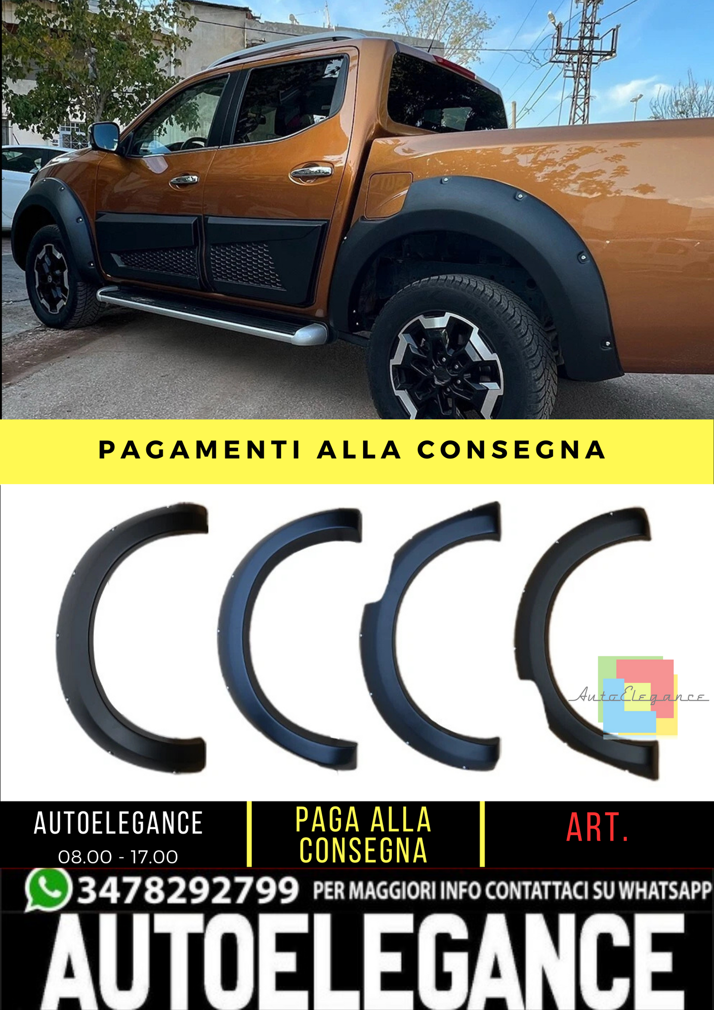 🔥 Rivestimenti parafango adatto per Navara NP300 dal 2017 al 2021 🔥