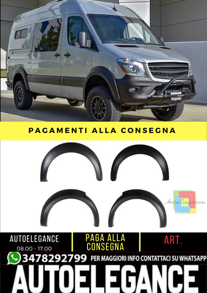🔥 KIT Parafanghi adatto per Mercedes Sprinter dal 2014 al 2018 🔥