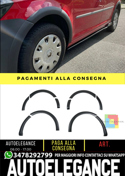 🔥 Protezione passaruota adatto per VW Caddy MK4 dal 2015 al 2021 🔥