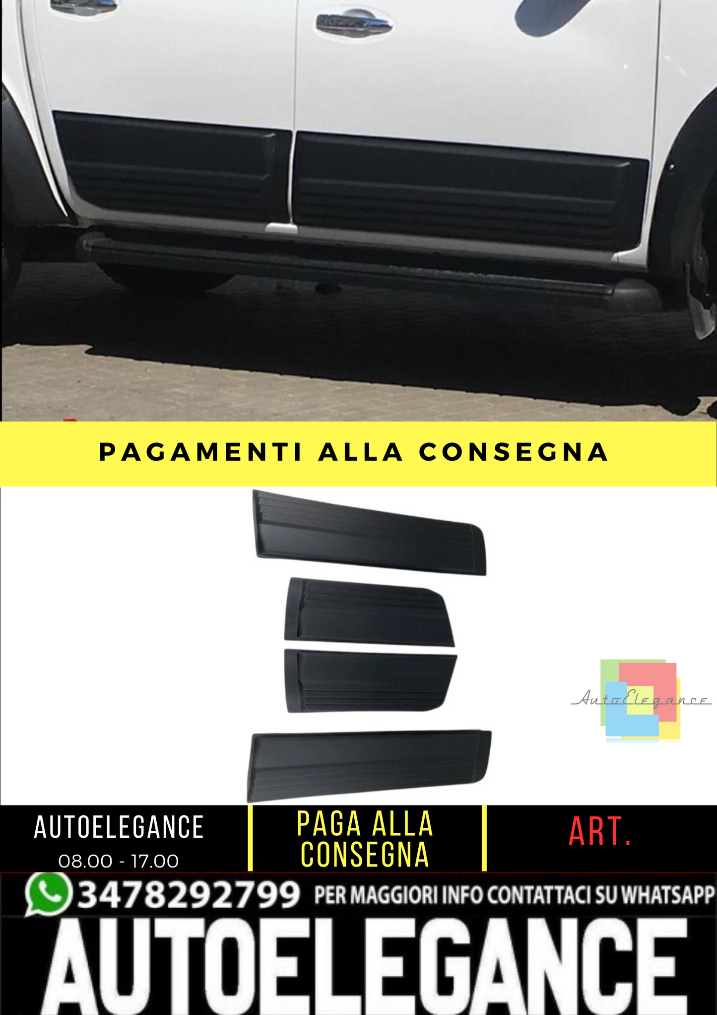 🔥 Pannelli carrozzeria adatto per NISSAN Navara D23 NP300 dal 2014 al 2021 🔥