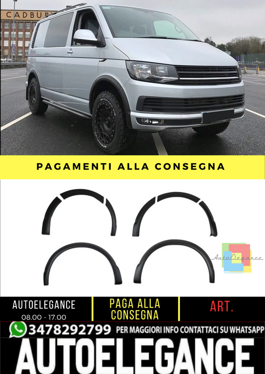 🔥 Protezione passaruota adatto per VW Transporter T6 2015 2019 🔥