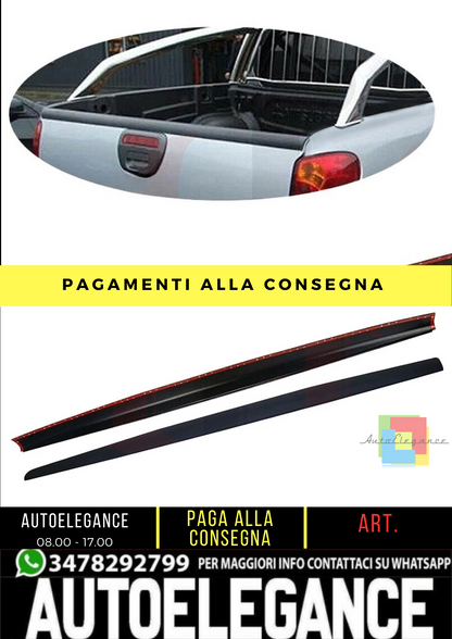 🔥 Copri Paraurti Portellone adatto per MITSUBISHI L200 dal 2007 al 2014 🔥