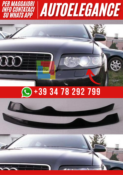 ❤️Palpebre Fari Inferiori Compatibili con Audi A4 B6 2001–2004❤️