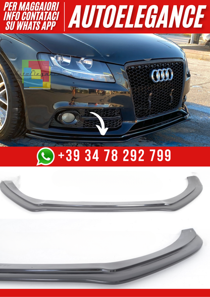 ❤️Spliter Anteriore Versione 2 per Audi A4 B8 2008–2012 – Look Sportivo❤️