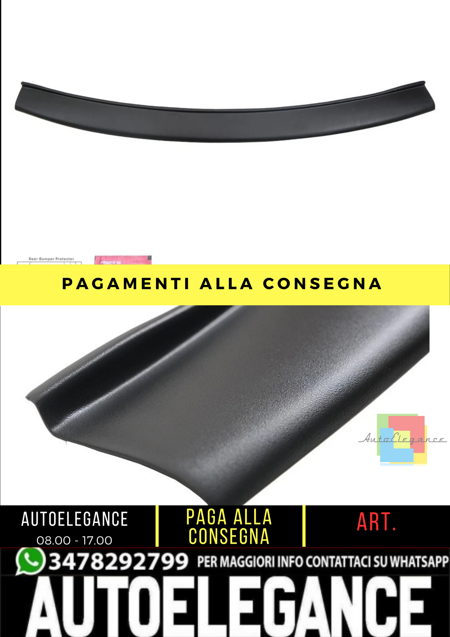 🔥 Protezione paraurti posteriore adatto per VW Caddy MK3 Facelift dal 10-15 🔥
