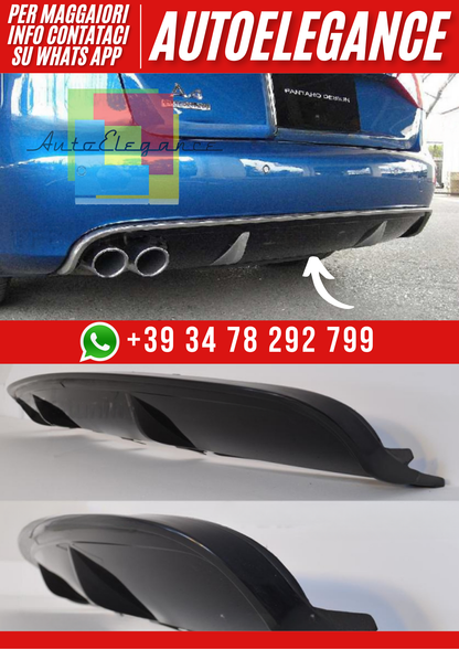 ❤️Diffusore Posteriore Ver. 6 per Audi A4 B8 Berlina 2008–2011❤️