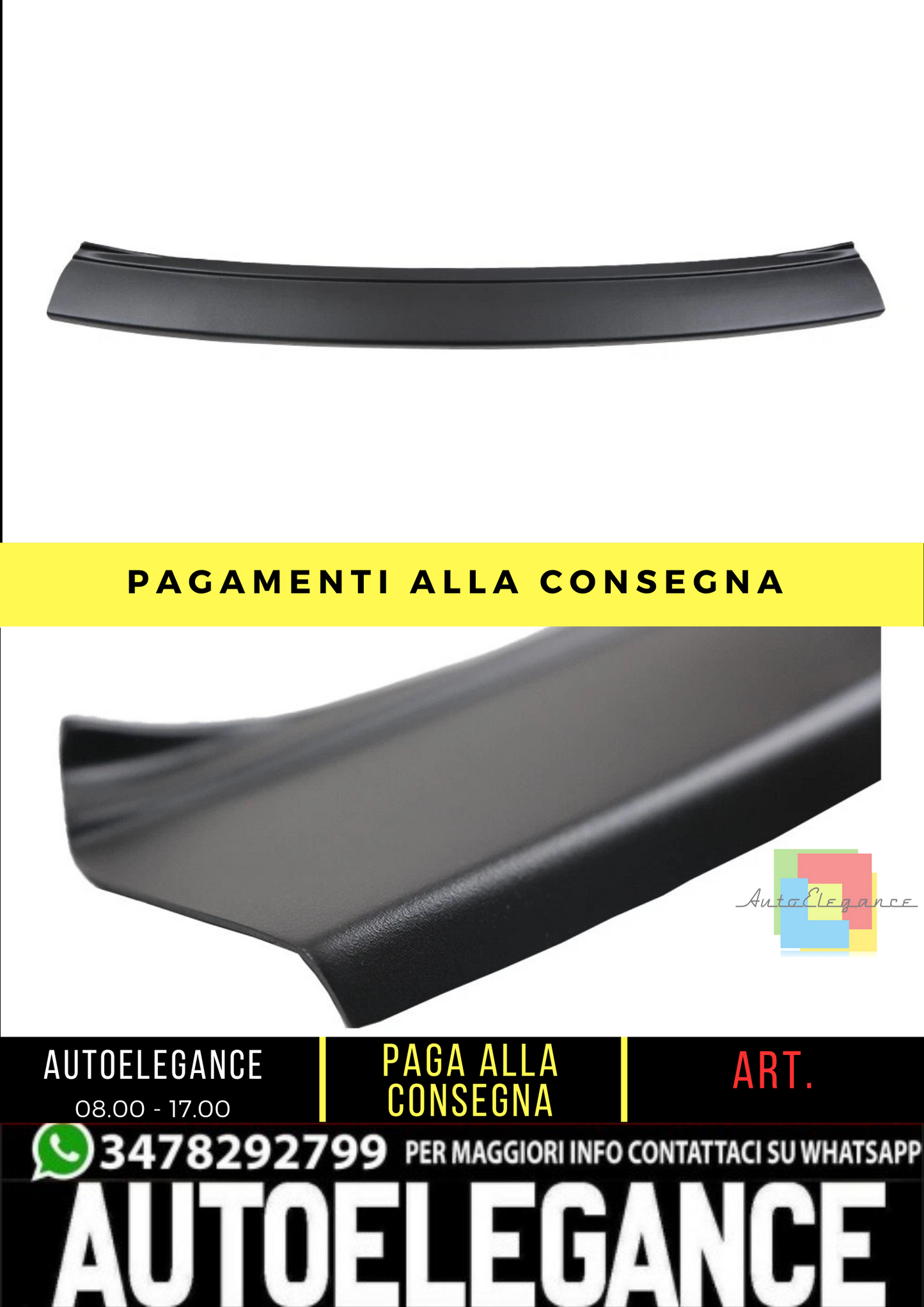 🔥 Protezione paraurti posteriore adatto per VW Volkswagen Transporter T6 1 🔥