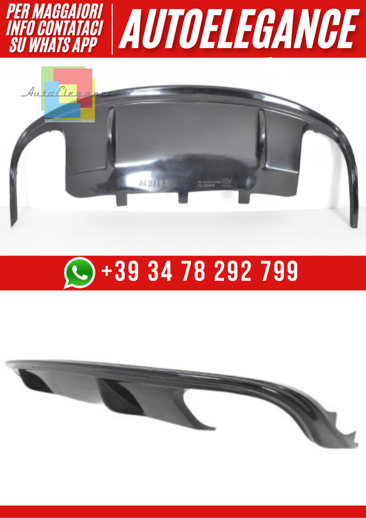 ❤️Diffusore Posteriore Ver.7 per Audi A4 B8 2011–2015 ❤️