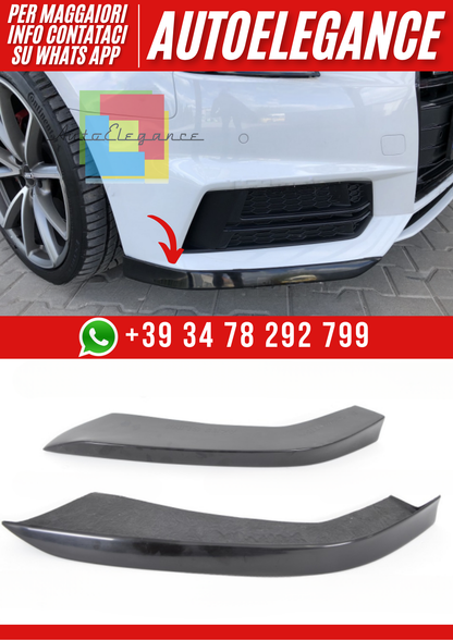 ❤️Splitter Laterali Paraurti Anteriore per Audi A4 B9 S-Line 2015–2019 – Look ❤️