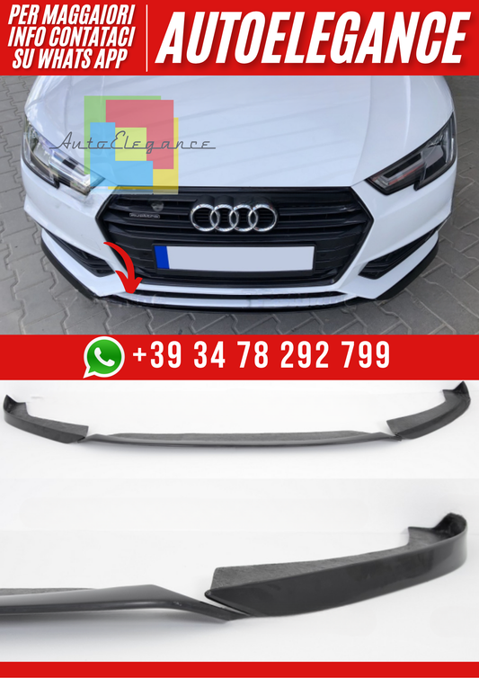 ❤️Splitter Anteriore 3 Pezzi per Audi A4 B9 S-Line 2015–2019 – Look Sportivo❤️