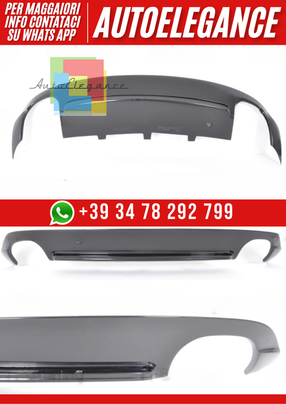 ❤️Diffusore Posteriore per Audi A5 Cabrio 8F 2007–2011 – Look S5 Ver. 4❤️