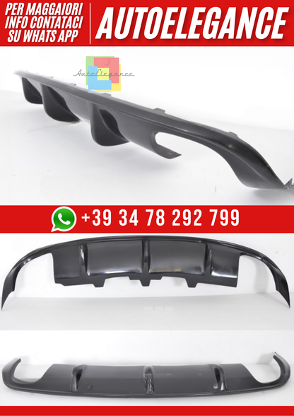 ❤️Diffusore Posteriore per Audi A5 Cabrio 8F 2007–2011 – Look S5 Ver. 5❤️