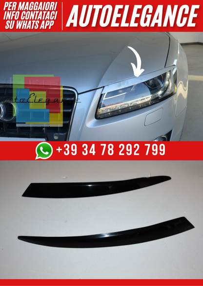 💕Palpebre Fari Anteriori per Audi A5 Cabrio 8T 2007–2011 – Look Sportivo💕