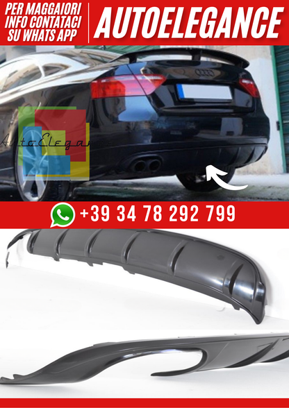 💕Diffusore Paraurti Posteriore AUDI A5 Coupe 2007-2011 ver I💕