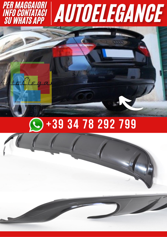 💕Diffusore Paraurti Posteriore AUDI A5 Coupe 2007-2011 ver I💕