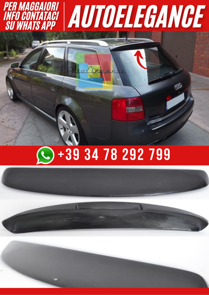 💕Spoiler Posteriore Tetto Look RS6 Compatibile con Audi A6 C5 Avant (1997–200💕