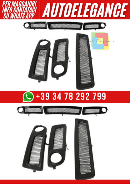 💕Set Prese d'Aria per Paraurti Anteriore Compatibile con Audi A6 C5 1997–2001💕