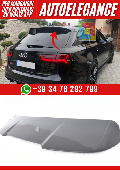 💕 Tappo Spoiler Posteriore Audi A6 C7 Avant 2011–2014 RS6 Look – Versione 2💕