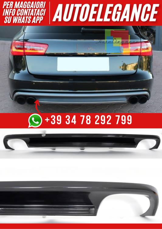 💕 Diffusore Posteriore Audi A6 C7 Avant 2011–2014 – Versione 3💕