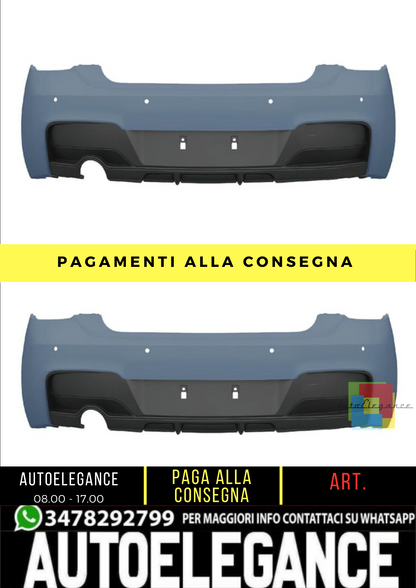 🔥 Paraurti posteriore M-Sport Look per Bmw 1 (F20, F21) Hatchback (2011-2015 🔥