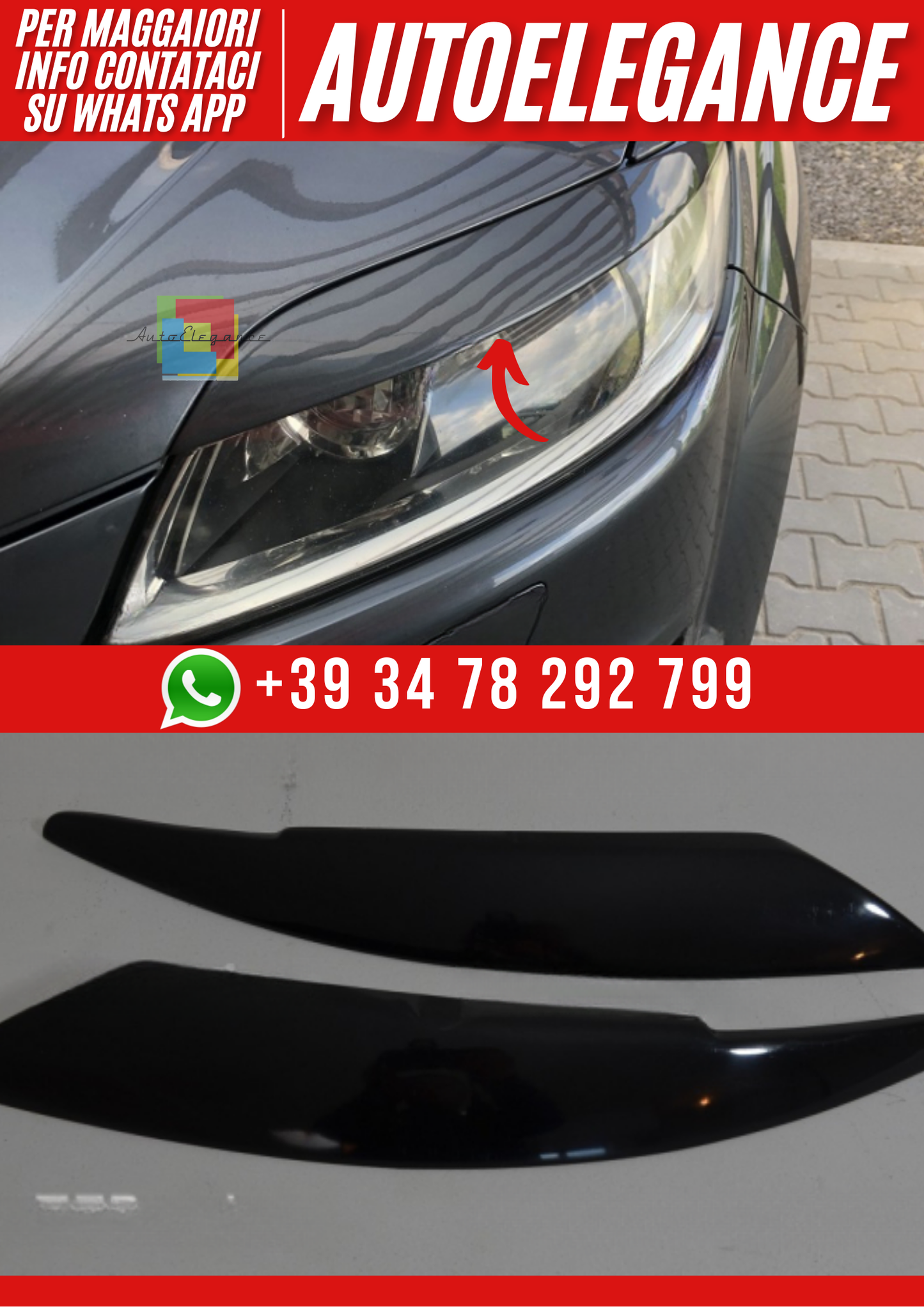 💕Palpebre per Fari – Audi Q7 4L (2005–2015)💕