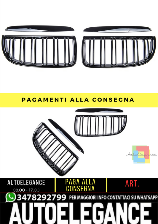🔥Griglia Anteriore per Bmw 3 (E90, E91) Berlina Touring (2005-2008) Dual Line🔥