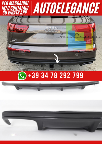 💕 Diffusore paraurti posteriore Audi Q7 4M (2015–2019)💕