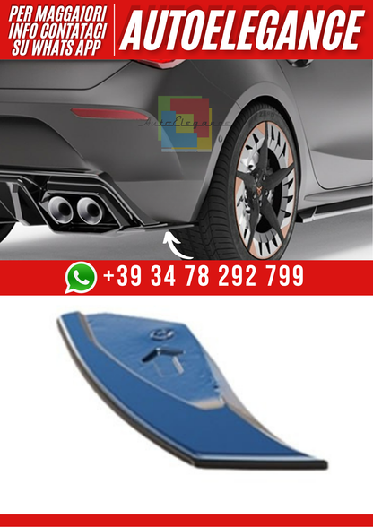 💕Flap Seat Cupra Leon Mk1 2020+ - Flap/Rear Side nero lucido💕
