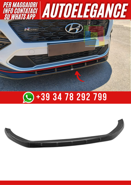 💕Front Splitter Hyundai Kona Ν / N-Line Mk1 Facelift💕