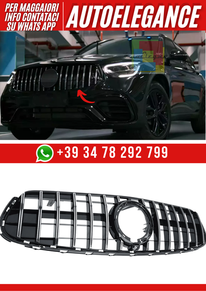 💕Griglia GT Panamericana adatta per Mercedes Classe GLC X253 dal 19 argento 💕