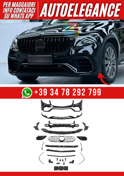 💕Paraurti anteriore  adatto per Mercedes GLC X253 C253 2015-2019💕