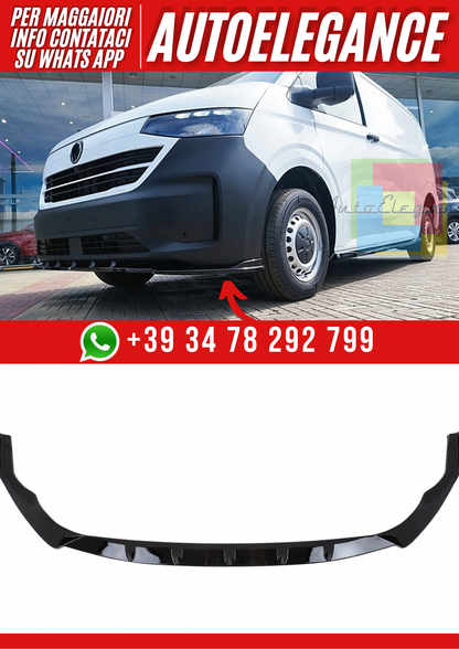 💕Front Bumper Spoiler Lip suitable for VW Transporter T7 (2024-up) V2💕