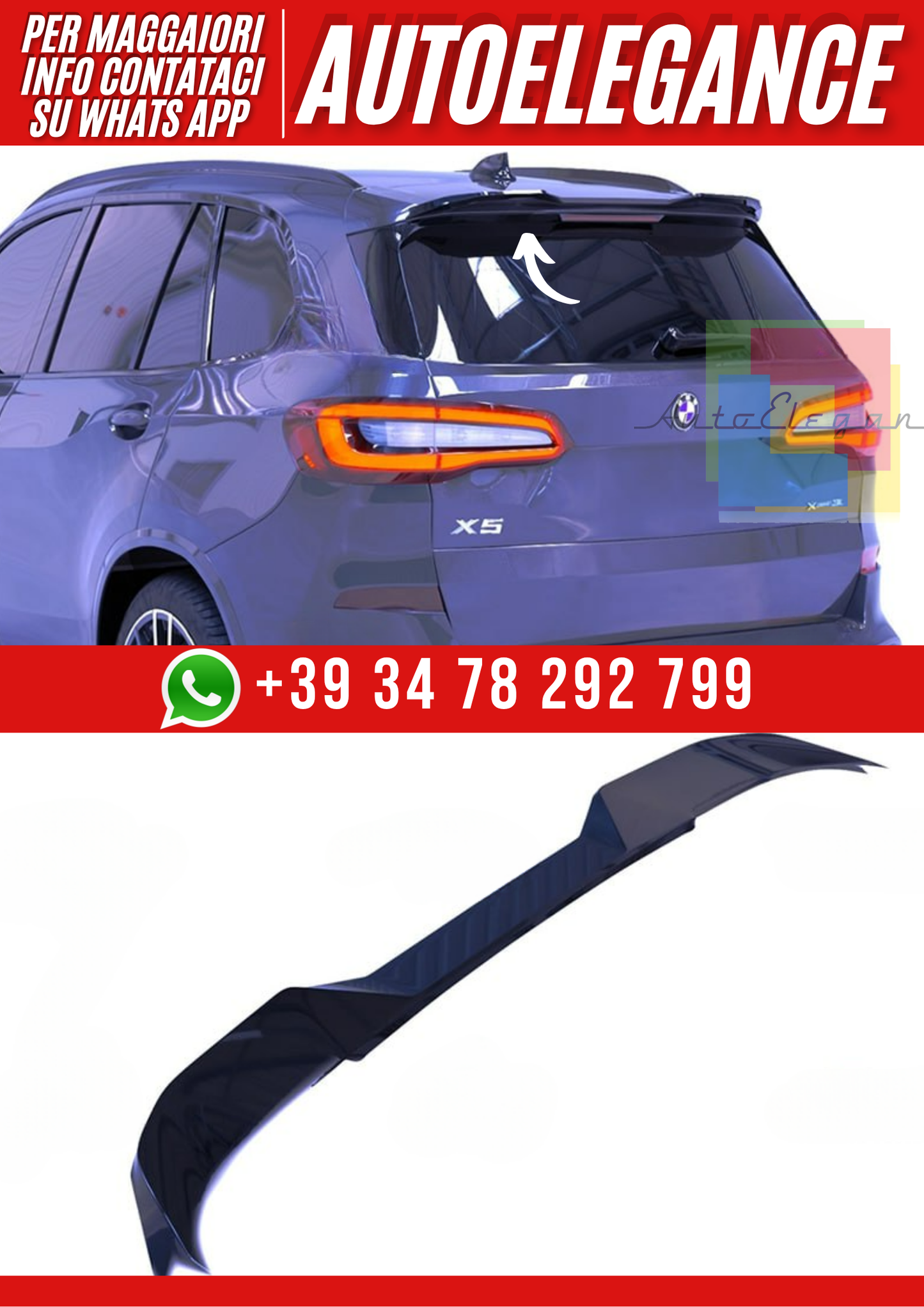 💕Ala spoiler BMW G05 2019+ - Spoiler, A Plus X5M Sport V1 💕