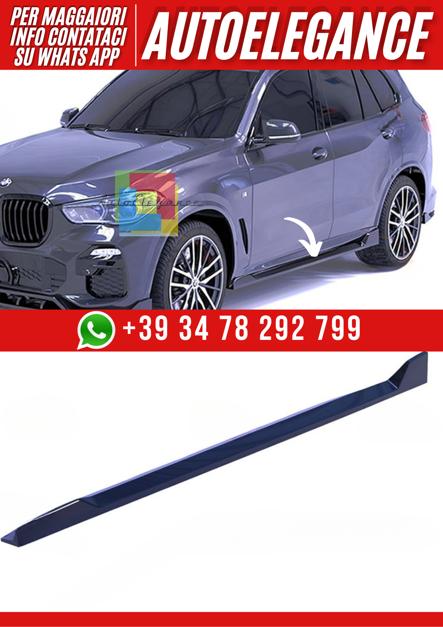 💕Sotto minigonne BMW G05 2019+  X5M Sport V1💕