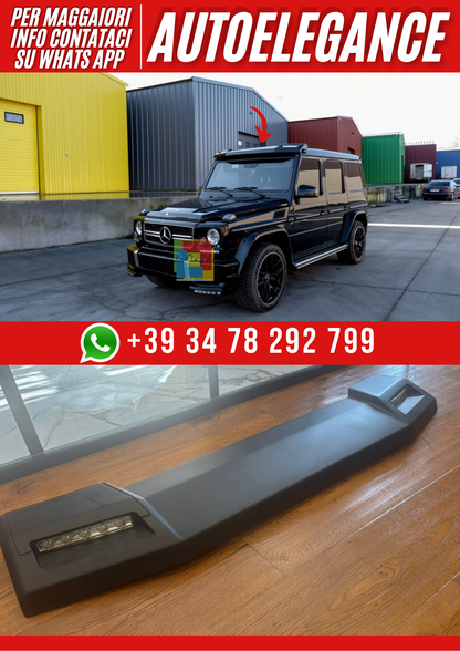 💕Spoiler anteriore a LED per tetto adatto per Mercedes Classe G W463 89-17💕 (Copia)