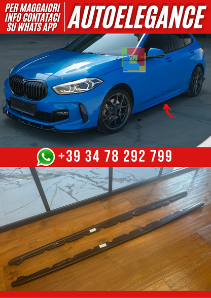 💕SOTTO MINIGONNE BMW SERIE 1 F40 M-Pack/M135i 2019+ NERO LUCIDO💕